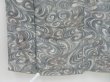 Photo8: 3517T09z610 Vintage Japanese Kimono Silk KOMON Stream Light gray (8)