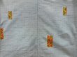 Photo5: 3517T12z850 Vintage Japanese Kimono Silk TSUMUGI  Light gray (5)