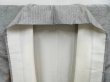 Photo8: 3517T12z850 Vintage Japanese Kimono Silk TSUMUGI  Light gray (8)