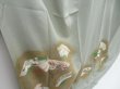 Photo3: 3522T03z950 Vintage Japanese Kimono Silk TSUKESAGE Folding fan Celadon (3)