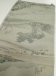 Photo3: 4G02z70  Japanese Kimono Crepe Silk  FABRIC Ukiyoe Light gray 38.6x14.2 (3)