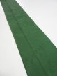 Photo1: 4i10z30  Japanese Kimono Silk  FABRIC Chrysanthemum Dark green 36.2x7.5 (1)