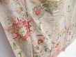 Photo3: 3604T05z860 Vintage Japanese Kimono Silk TSUKESAGE Flowers Sand beige (3)