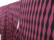 Photo2: 3607T01z850 Vintage Japanese Kimono Silk TSUMUGI  Dark pink (2)