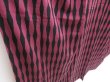 Photo3: 3607T01z850 Vintage Japanese Kimono Silk TSUMUGI  Dark pink (3)