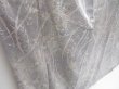 Photo4: 3607T02z850 Vintage Japanese Kimono Silk KOMON Flower Gray (4)