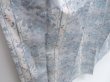 Photo3: 3608T05z530 Vintage Japanese Kimono Silk TSUMUGI Maple Dull sea blue (3)