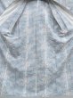 Photo5: 3608T05z530 Vintage Japanese Kimono Silk TSUMUGI Maple Dull sea blue (5)