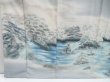 Photo6: 3611T01z1030  Japanese Kimono Silk IROTOMESODE Scenery Lavender gray (6)