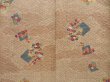 Photo5: 3611T05z750 Vintage Japanese Kimono Silk KOMON Flowers Champagne (5)