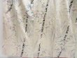 Photo4: 3611T06z1000 Vintage Japanese Kimono Silk KOMON Flowers Off-white (4)