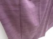 Photo3: 3611T10z910 Vintage Japanese Kimono Silk TSUMUGI  Dull purple (3)