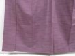 Photo4: 3611T10z910 Vintage Japanese Kimono Silk TSUMUGI  Dull purple (4)