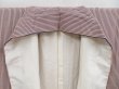 Photo7: 3611T11z930 Vintage Japanese Kimono Silk KOMON Stripe Peach (7)