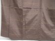 Photo4: 3611T12z600 Vintage Japanese Kimono Silk TSUMUGI  Brown-Gray (4)