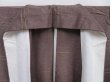 Photo7: 3611T12z600 Vintage Japanese Kimono Silk TSUMUGI  Brown-Gray (7)