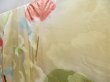 Photo2: 3709T03z990 Vintage Japanese Kimono Silk FURISODE Pine Straw yellow (2)