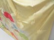 Photo4: 3709T03z990 Vintage Japanese Kimono Silk FURISODE Pine Straw yellow (4)