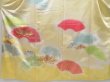 Photo5: 3709T03z990 Vintage Japanese Kimono Silk FURISODE Pine Straw yellow (5)