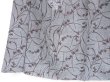 Photo4: 3709T11z680 Vintage Japanese Kimono Silk KOMON Flower Light gray (4)