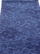 Photo2: 4L02z60  Japanese Kimono Crepe Silk  FABRIC Flowers Indigo 40.2x14.2 (2)