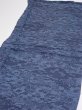 Photo3: 4L04z100  Japanese Kimono Crepe Silk  FABRIC Flowers Indigo 64.6x13.8 (3)