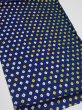 Photo2: 4L02z50  Japanese Kimono Silk  FABRIC Shibori Navy 40.2x14.2 (2)