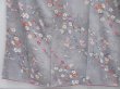 Photo4: 3726T02z930  Japanese Kimono Silk KOMON Sakura Gray (4)