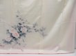 Photo7: 3726T03z940  Japanese Kimono Silk TSUKESAGE Flower cart Off-white (7)