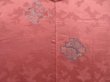 Photo3: 3726T07z570 Vintage Japanese Kimono Silk HAORI Flowers Dark coral (3)