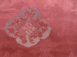 Photo4: 3726T07z570 Vintage Japanese Kimono Silk HAORI Flowers Dark coral (4)