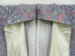 Photo7: 3802T02z890 Vintage Japanese Kimono Silk KOMON Flowers Light purple (7)