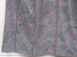 Photo4: 3802T10z720 Vintage Japanese Kimono Silk KOMON Leaf Gray (4)