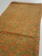 Photo3: 2L01z70  Japanese Kimono Silk  FABRIC Branch Orange-Brown 42.5x14.6 (3)