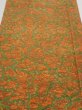 Photo1: 2L05z100  Japanese Kimono Silk  FABRIC Branch Orange-Brown 66.1x14.6 (1)