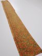 Photo5: 2L07z50  Japanese Kimono Silk  FABRIC Branch Orange-Brown 60.6x7.5 (5)