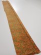 Photo5: 2L08z50  Japanese Kimono Silk  FABRIC Branch Orange-Brown 60.6x7.5 (5)