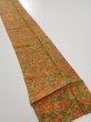 Photo2: 2L09z70  Japanese Kimono Silk  FABRIC Branch Orange-Brown 85.8x6.7 (2)