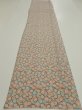 Photo5: 2J06z80  Japanese Kimono Silk  FABRIC Umbrella Gray 63.8x14.4 (5)