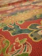 Photo4: 2J02z70  Japanese Kimono Crepe Silk  FABRIC Sakura Red-Brown 40.9x14.6 (4)