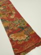 Photo2: 2J10z40  Japanese Kimono Crepe Silk  FABRIC Sakura Red-Brown 39.4x7.1 (2)