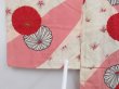 Photo5: 3815T09z490 Vintage Japanese Kimono Silk HAORI Chrysanthemum Pink (5)