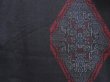 Photo6: 3815T13z820 Vintage Japanese Kimono Silk TSUMUGI  Black (6)