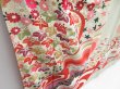 Photo3: 3816T13z1120 Vintage Japanese Kimono Silk TSUKESAGE Flowers Celadon (3)