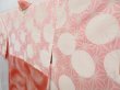 Photo7: 3820T07z560 Vintage Japanese Kimono Silk HAORI  Coral pink (7)