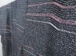 Photo2: 3822T01z810  Japanese Kimono Silk KOMON  Black (2)