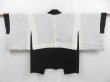 Photo6: 3822T12z570 Vintage Japanese Kimono Silk HAORI Ship Black (6)