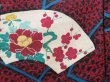 Photo6: 3827T05z700 Vintage Japanese Kimono Silk KOMON Jigami Wine red (6)