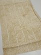 Photo2: 2U01z50  Japanese Kimono Silk  FABRIC Grove Light olive 42.5x14.4 (2)