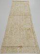 Photo5: 2U02z50  Japanese Kimono Silk  FABRIC Grove Light olive 42.5x14.4 (5)